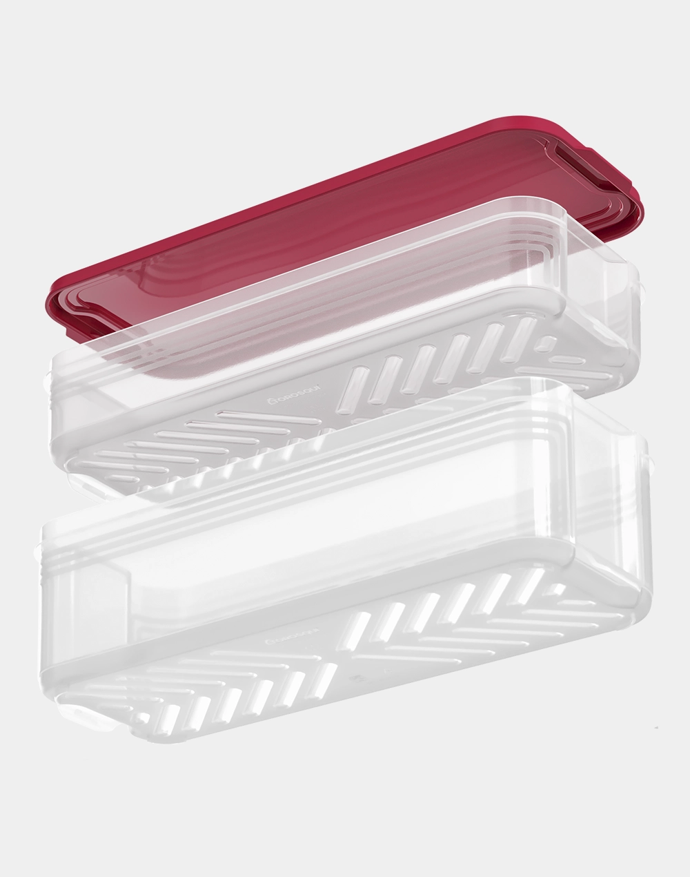 Contenedor Home Line Organismart de 2 Niveles y 3.6 Litros