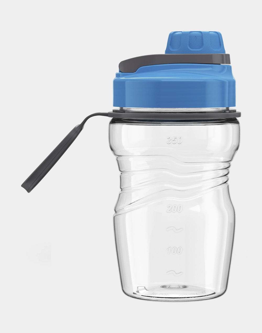 Botella Aqua de Plástico 400 ml con Mezclador
