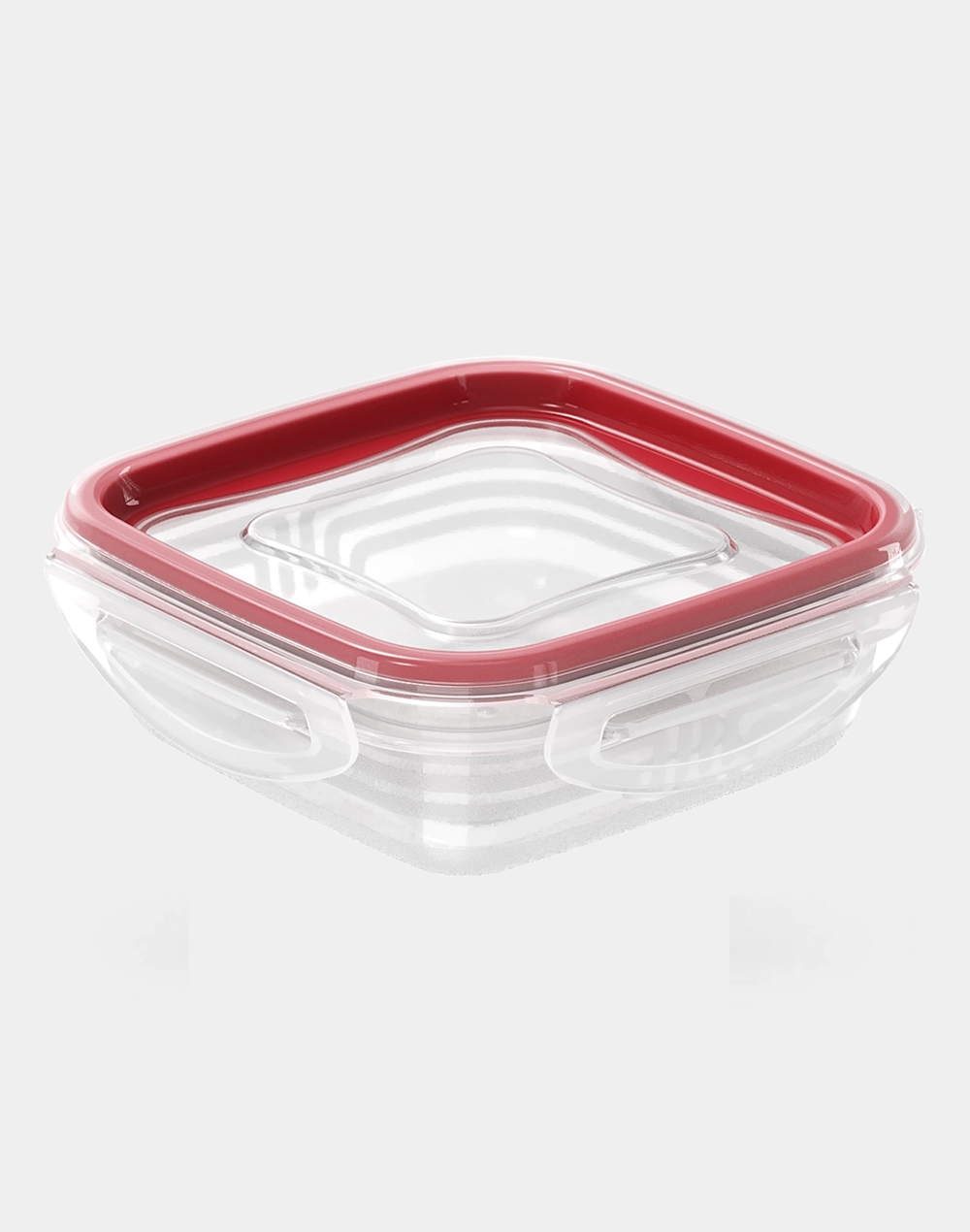Mini Contenedor Hermético Bi-Color Cuadrado de 250 ml