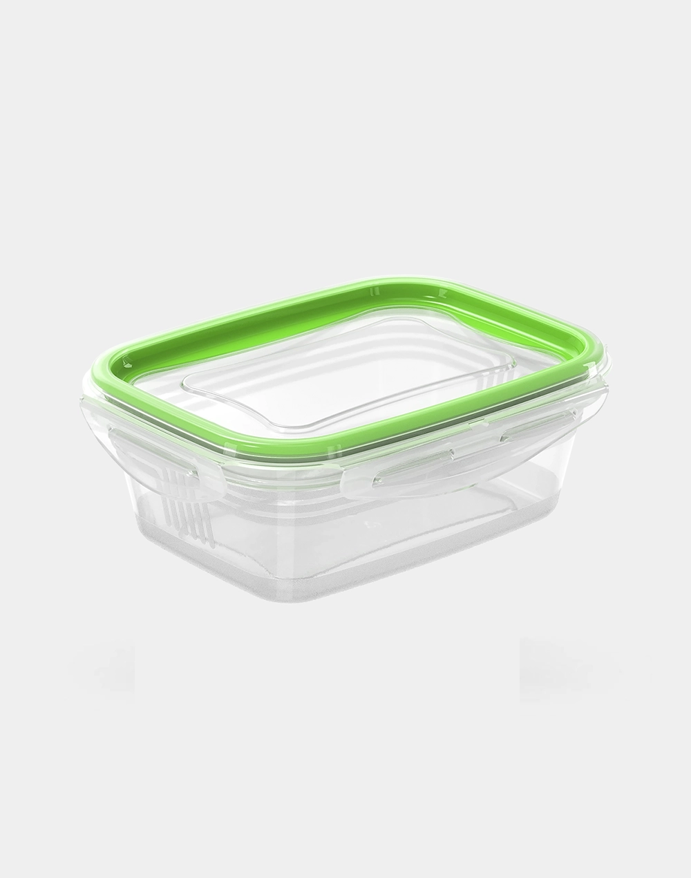 Contenedor Hermético Bi-Color Rectangular de 700 ml